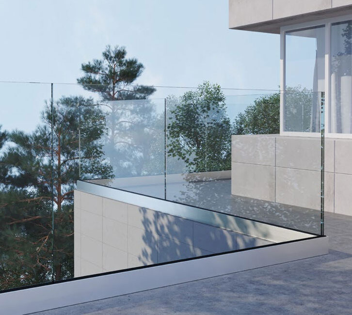 Brisk M12 Glass Railing System