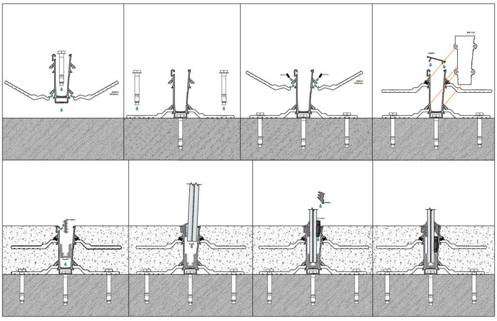 m15 glass railing system